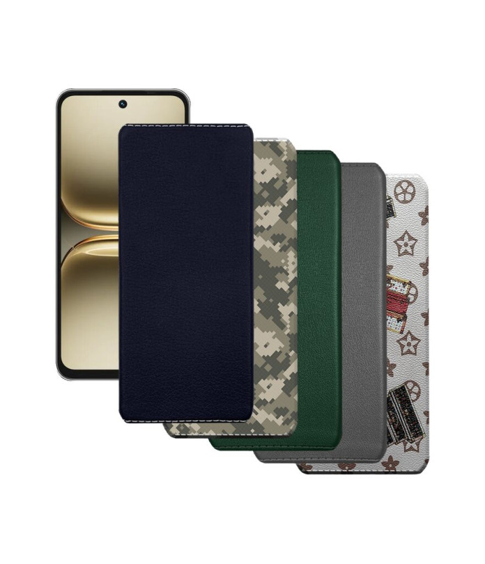 Накладка з екошкіри для телефону Tecno Spark 40