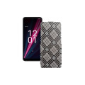 Чохол-флип з екошкіри для телефону T-Mobile T Phone Pro