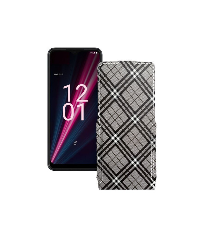 Чохол-флип з екошкіри для телефону T-Mobile T Phone Pro