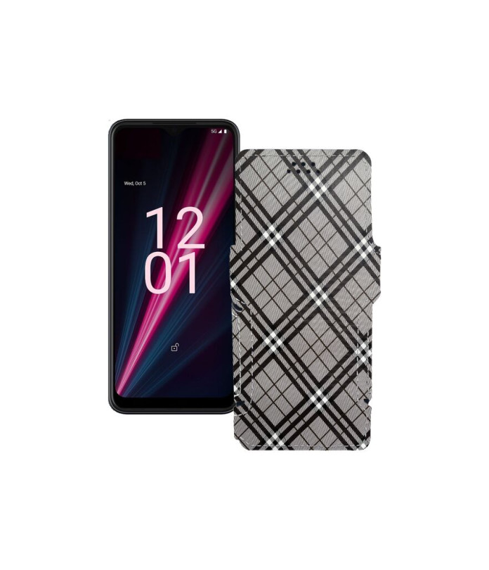 Чохол-книжка з екошкіри для телефону T-Mobile T Phone Pro