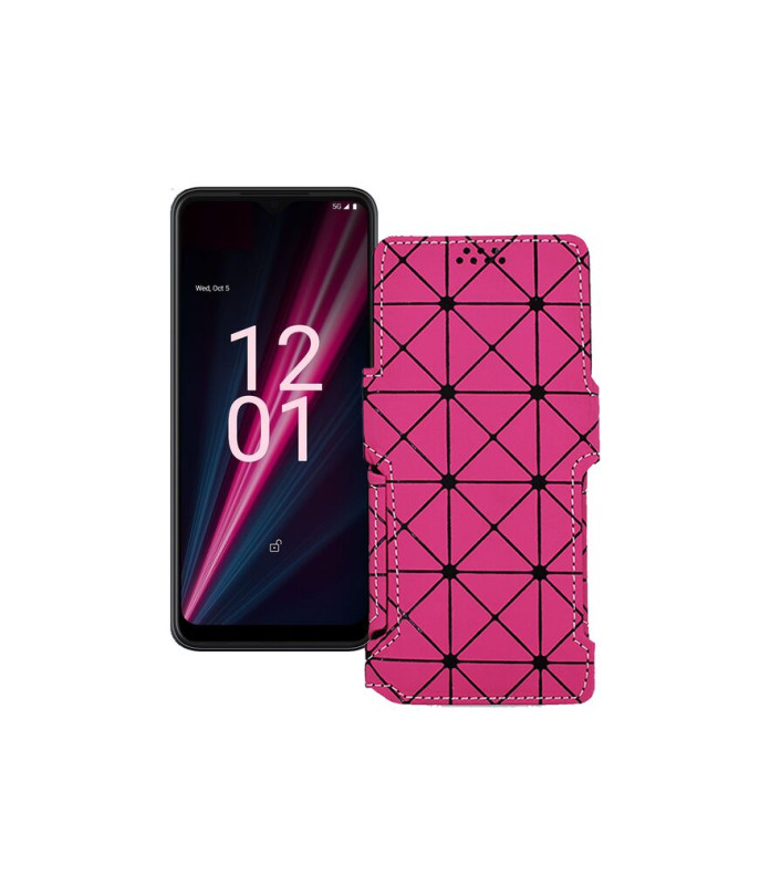 Чохол-книжка з екошкіри для телефону T-Mobile T Phone Pro