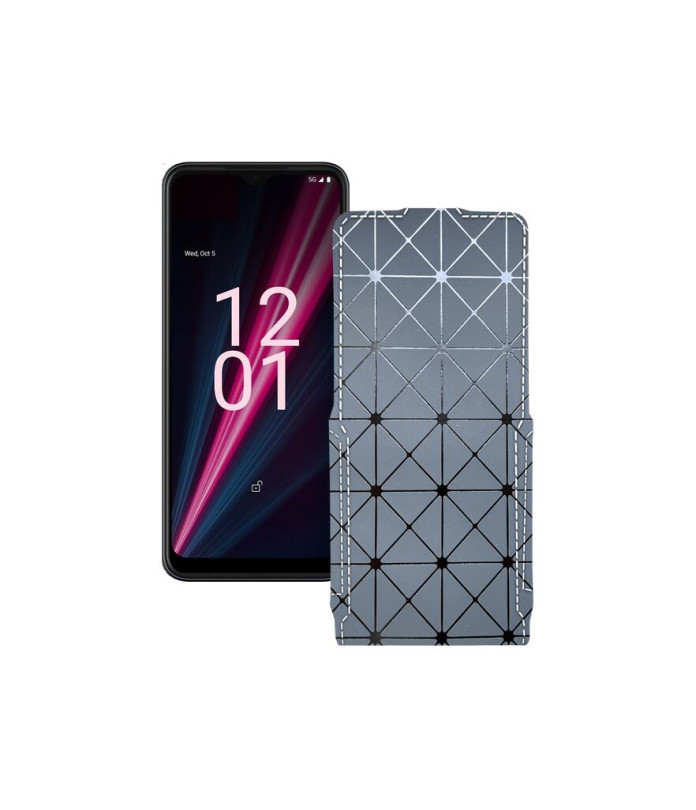 Чохол-флип з екошкіри для телефону T-Mobile T Phone Pro