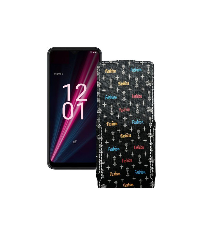 Чохол-флип з екошкіри для телефону T-Mobile T Phone Pro