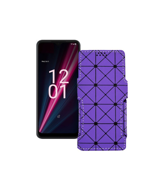 Чохол-книжка з екошкіри для телефону T-Mobile T Phone Pro