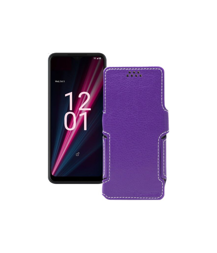 Чохол-книжка з екошкіри для телефону T-Mobile T Phone Pro