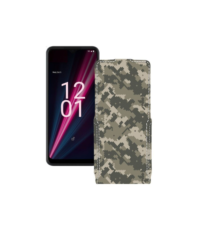 Чохол-флип з екошкіри для телефону T-Mobile T Phone Pro