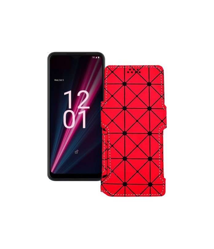 Чохол-книжка з екошкіри для телефону T-Mobile T Phone Pro