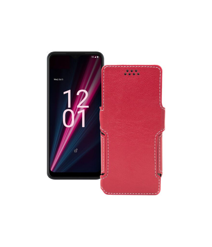 Чохол-книжка з екошкіри для телефону T-Mobile T Phone Pro