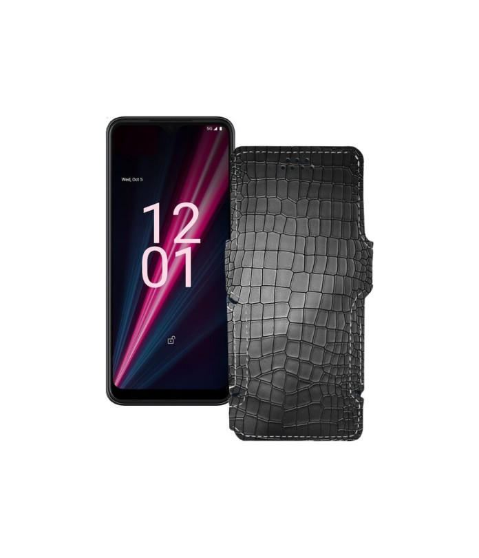 Чохол-книжка з екошкіри для телефону T-Mobile T Phone Pro