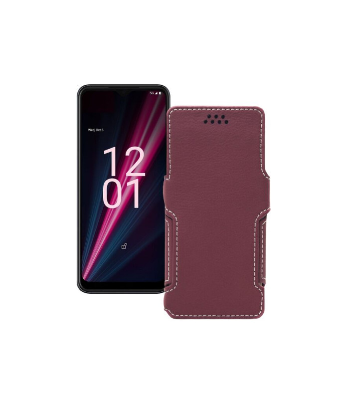 Чохол-книжка з екошкіри для телефону T-Mobile T Phone Pro