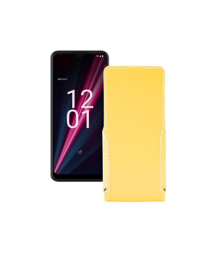 Чохол-флип з екошкіри для телефону T-Mobile T Phone Pro