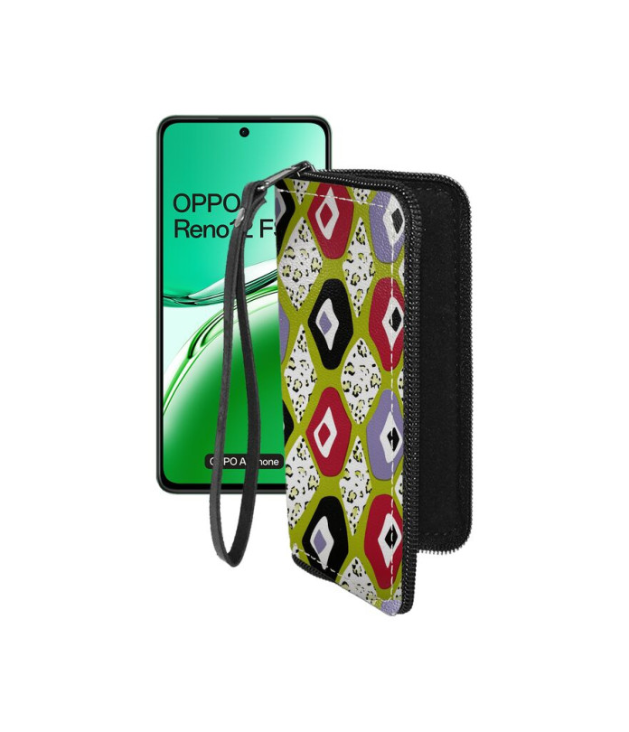 Чохол-гаманець з екошкіри для телефону OPPO Reno 12 FS 5G