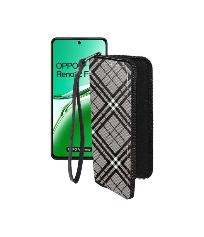 Чохол-гаманець з екошкіри для телефону OPPO Reno 12 FS 5G