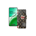 Чохол-книжка з екошкіри для телефону OPPO Reno 12 FS 5G