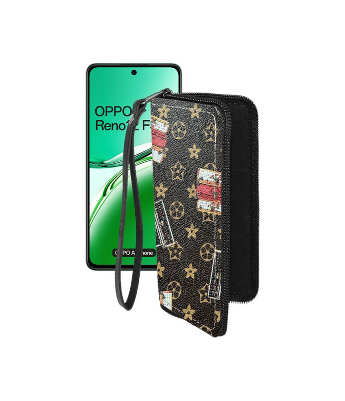 Чохол-гаманець з екошкіри для телефону OPPO Reno 12 FS 5G