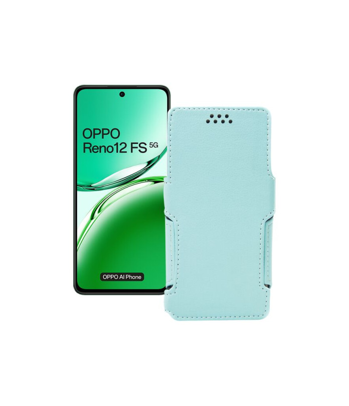 Чохол-книжка з екошкіри для телефону OPPO Reno 12 FS 5G