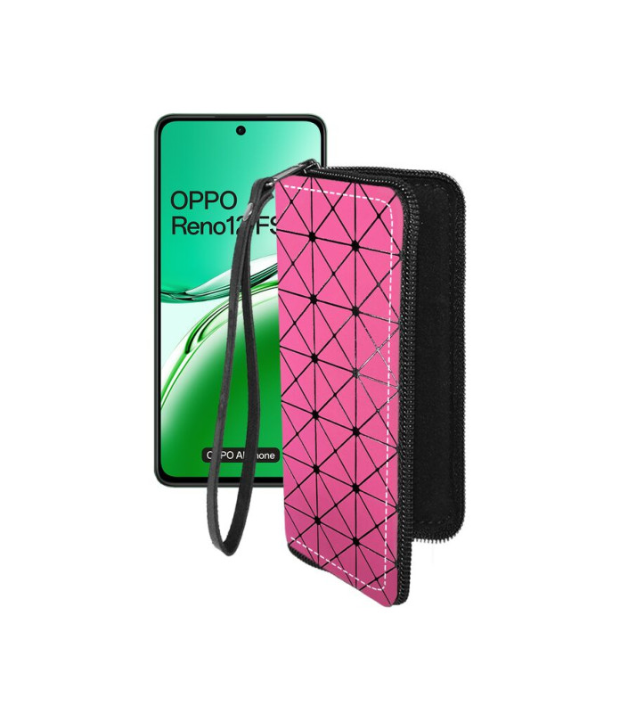 Чохол-гаманець з екошкіри для телефону OPPO Reno 12 FS 5G