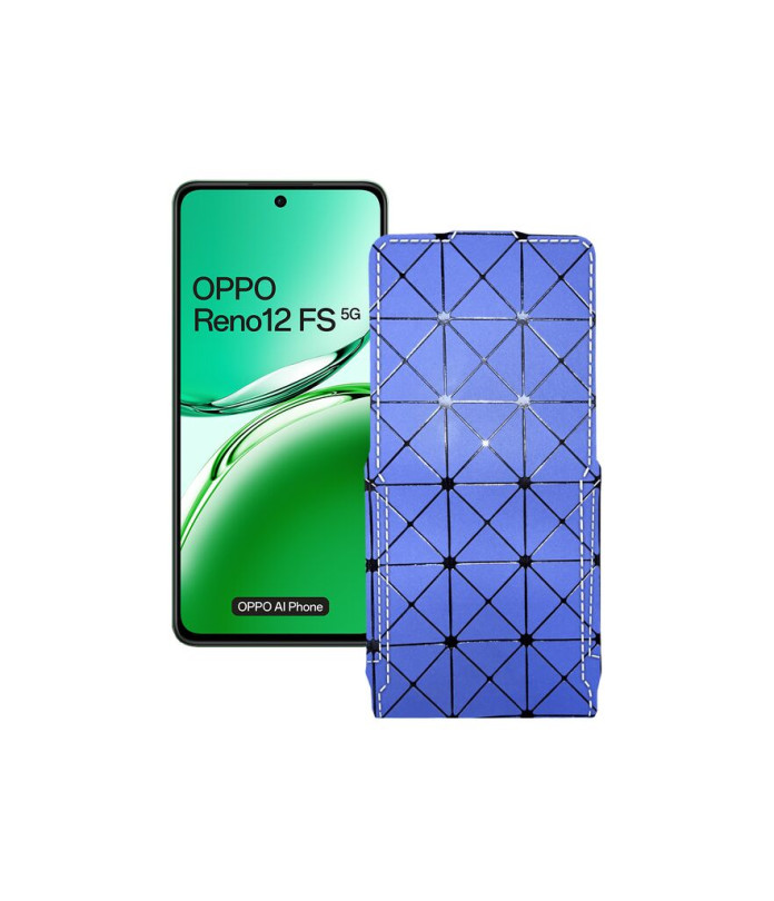 Чохол-флип з екошкіри для телефону OPPO Reno 12 FS 5G