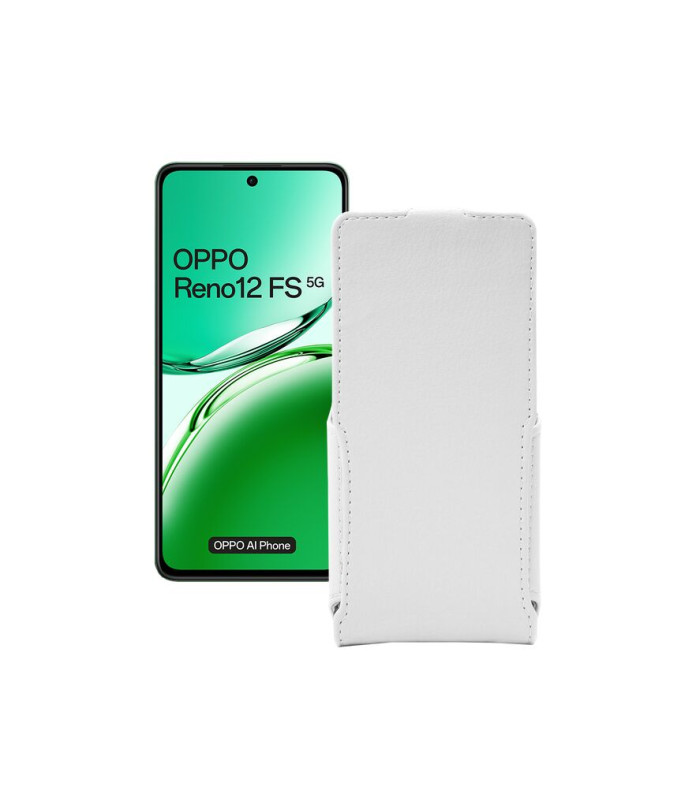 Чохол-флип з екошкіри для телефону OPPO Reno 12 FS 5G