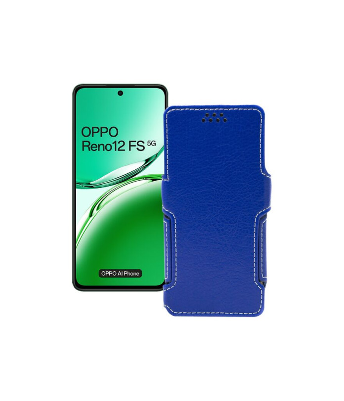 Чохол-книжка з екошкіри для телефону OPPO Reno 12 FS 5G