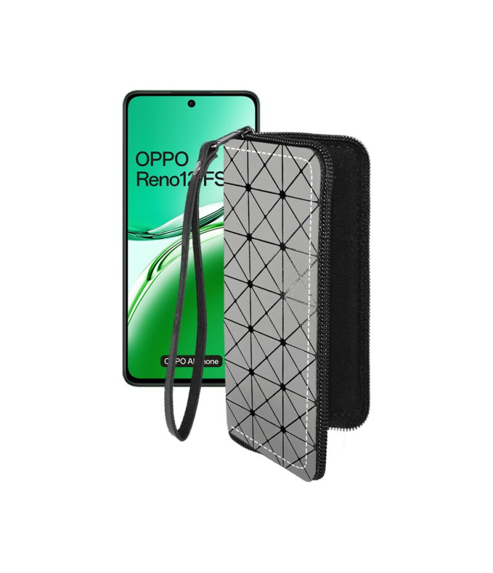 Чохол-гаманець з екошкіри для телефону OPPO Reno 12 FS 5G