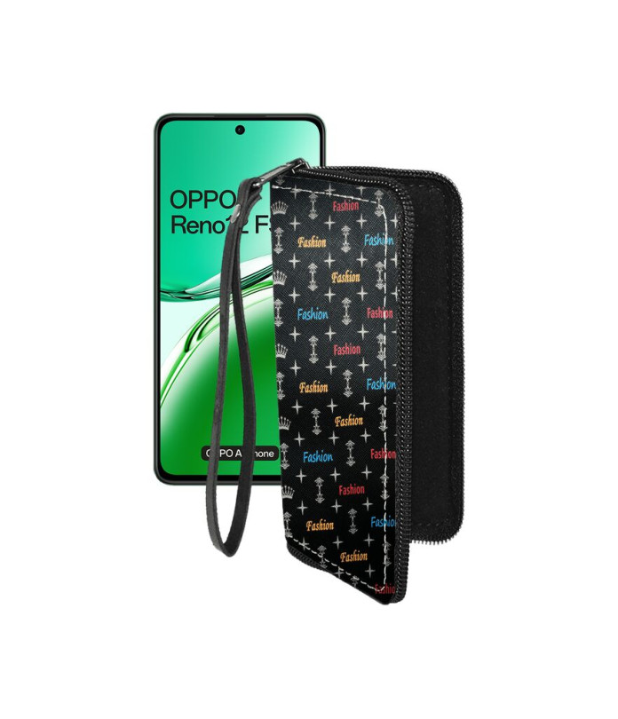 Чохол-гаманець з екошкіри для телефону OPPO Reno 12 FS 5G