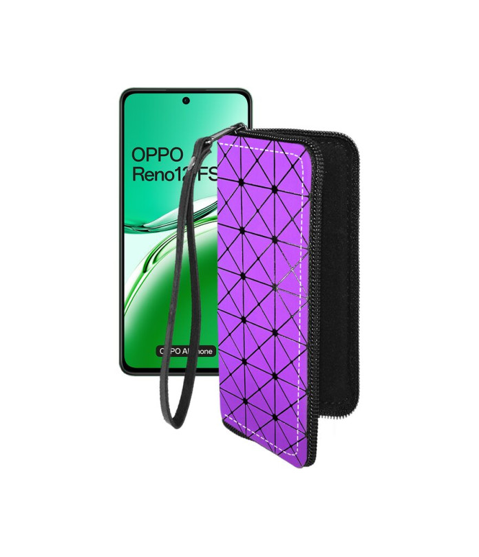 Чохол-гаманець з екошкіри для телефону OPPO Reno 12 FS 5G