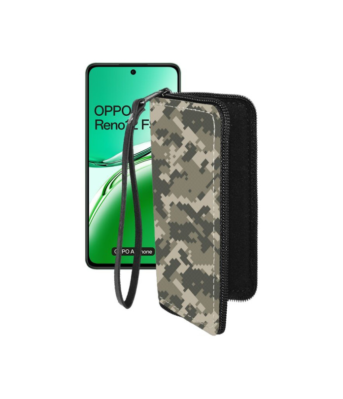 Чохол-гаманець з екошкіри для телефону OPPO Reno 12 FS 5G