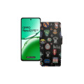 Чохол-книжка з екошкіри для телефону OPPO Reno 12 FS 5G