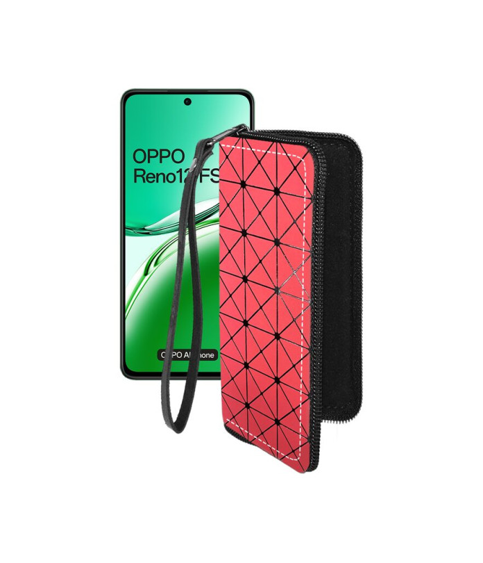 Чохол-гаманець з екошкіри для телефону OPPO Reno 12 FS 5G
