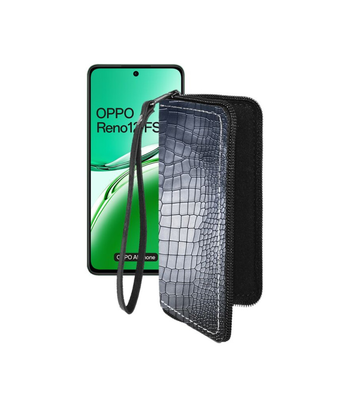 Чохол-гаманець з екошкіри для телефону OPPO Reno 12 FS 5G