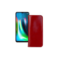 Портмоне з шкіри для телефону Motorola Moto G9