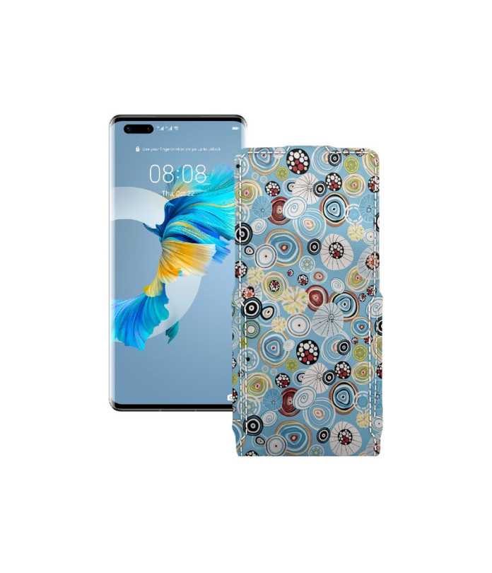 Чохол-флип з екошкіри для телефону Huawei Mate 40 Pro Plus