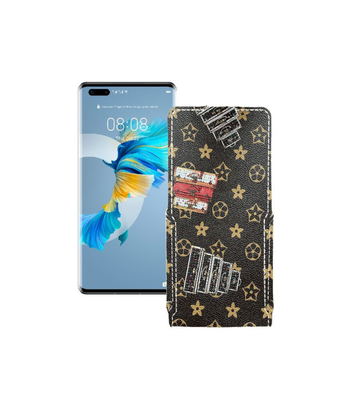 Чохол-флип з екошкіри для телефону Huawei Mate 40 Pro Plus