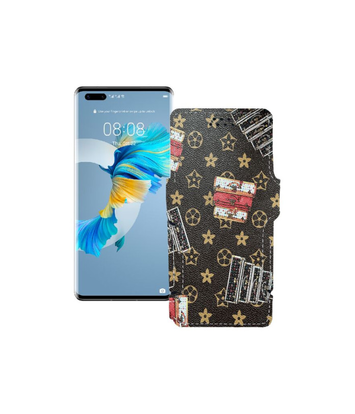 Чохол-книжка з екошкіри для телефону Huawei Mate 40 Pro Plus