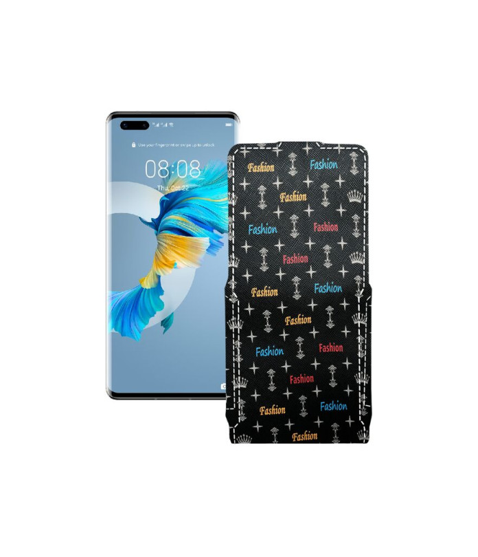 Чохол-флип з екошкіри для телефону Huawei Mate 40 Pro Plus