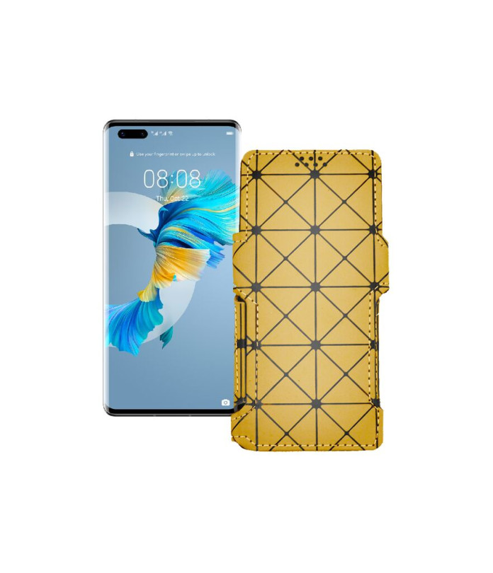 Чохол-книжка з екошкіри для телефону Huawei Mate 40 Pro Plus