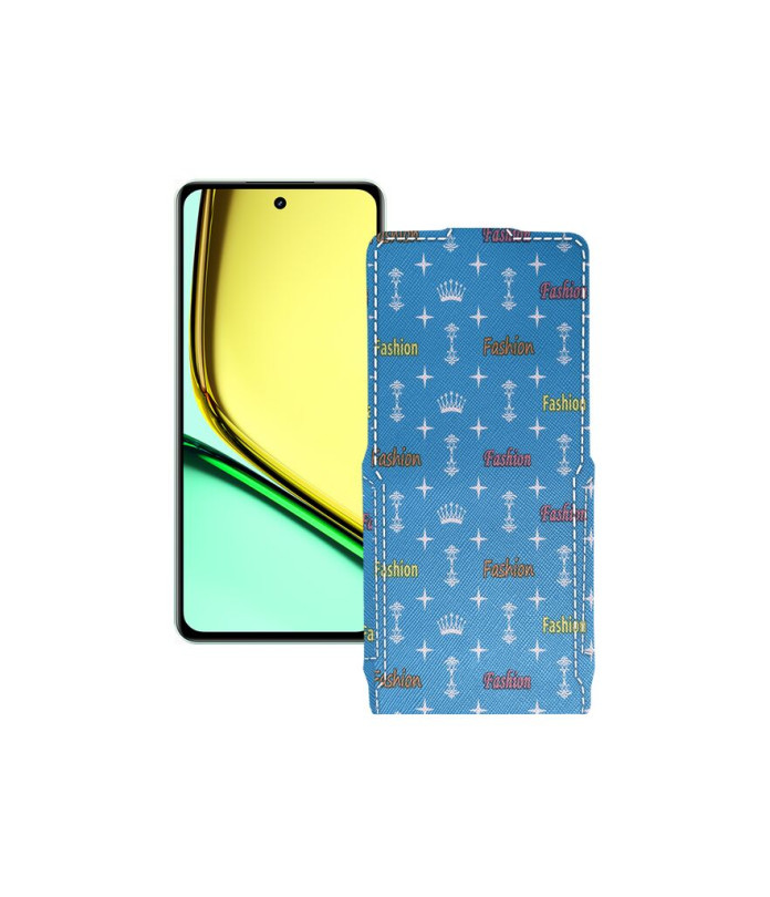 Чохол-флип з екошкіри для телефону Realme 12 Lite