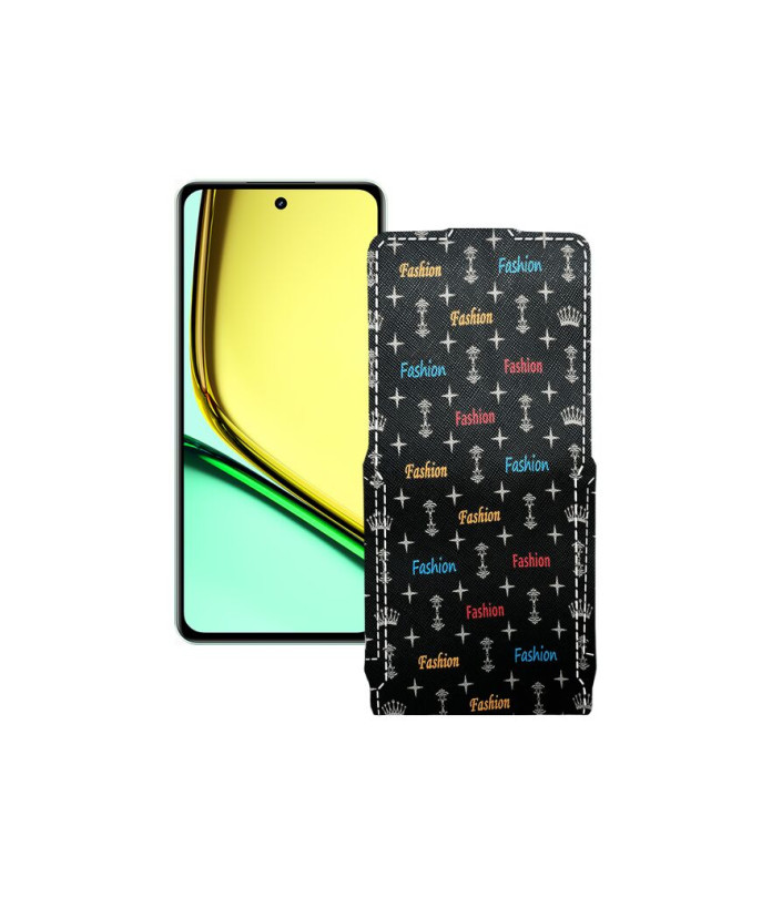 Чохол-флип з екошкіри для телефону Realme 12 Lite