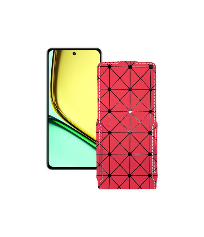 Чохол-флип з екошкіри для телефону Realme 12 Lite