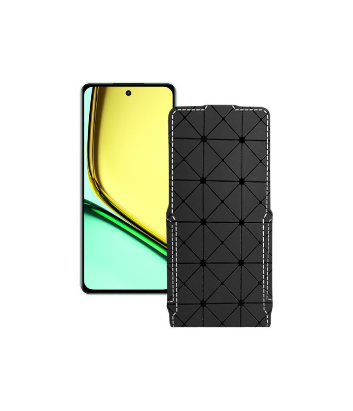 Чохол-флип з екошкіри для телефону Realme 12 Lite