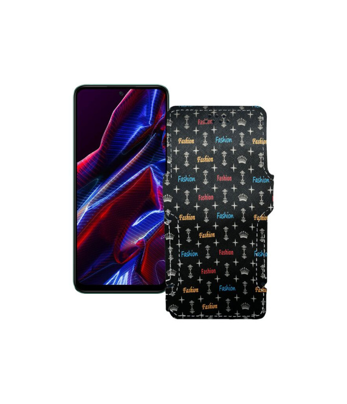 Чохол-книжка з екошкіри для телефону Xiaomi Poco X5