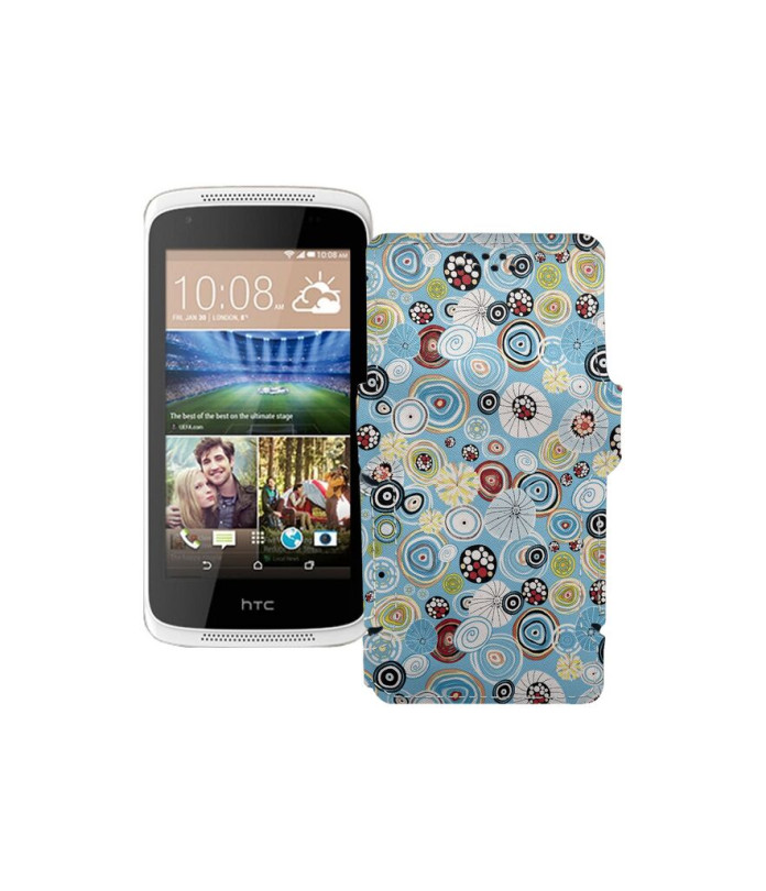 Чохол-книжка з екошкіри для телефону HTC Desire 326g Dual