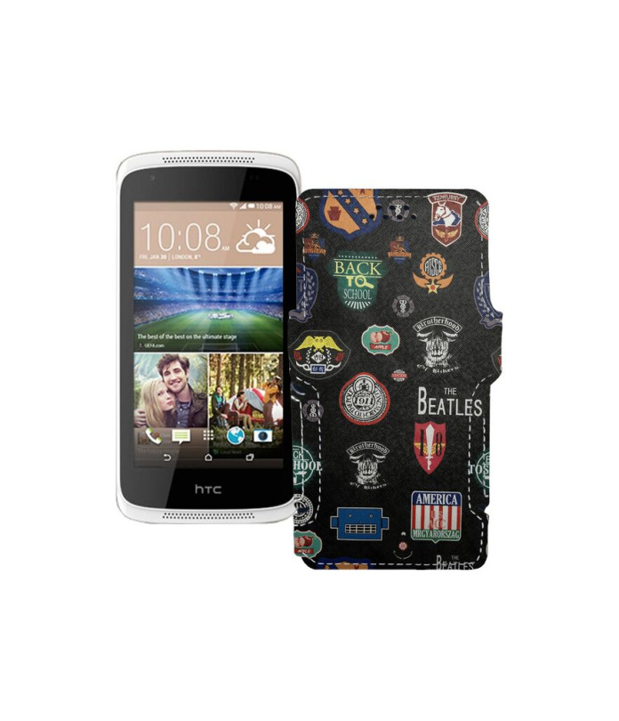 Чохол-книжка з екошкіри для телефону HTC Desire 326g Dual