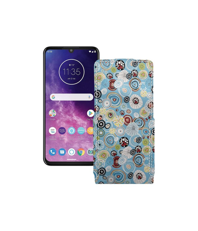 Чохол-флип з екошкіри для телефону Motorola One Zoom