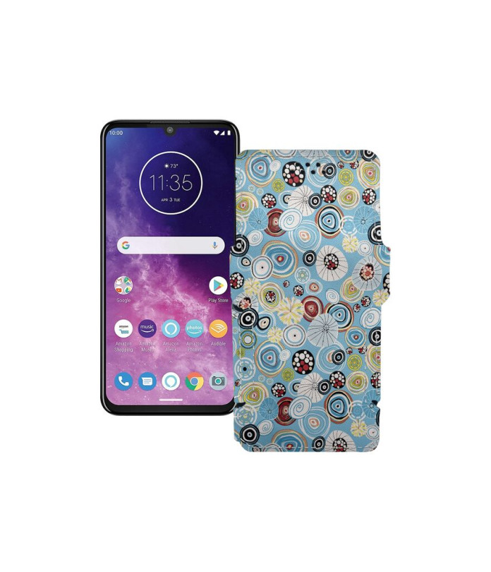 Чохол-книжка з екошкіри для телефону Motorola One Zoom