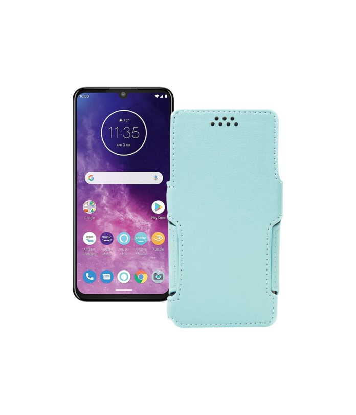 Чохол-книжка з екошкіри для телефону Motorola One Zoom