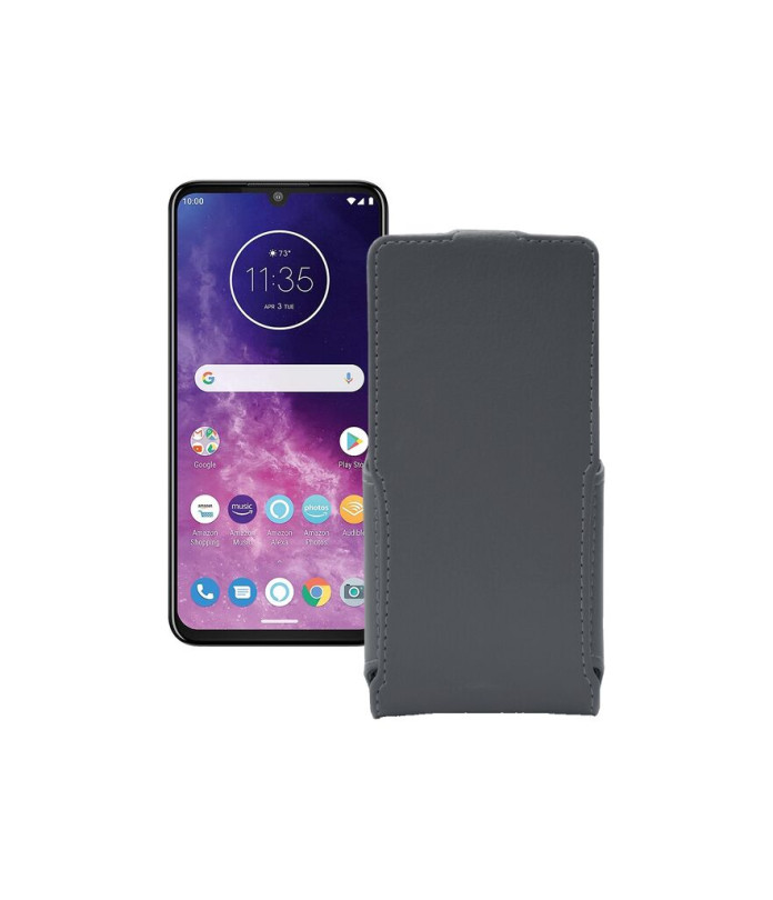 Чохол-флип з екошкіри для телефону Motorola One Zoom