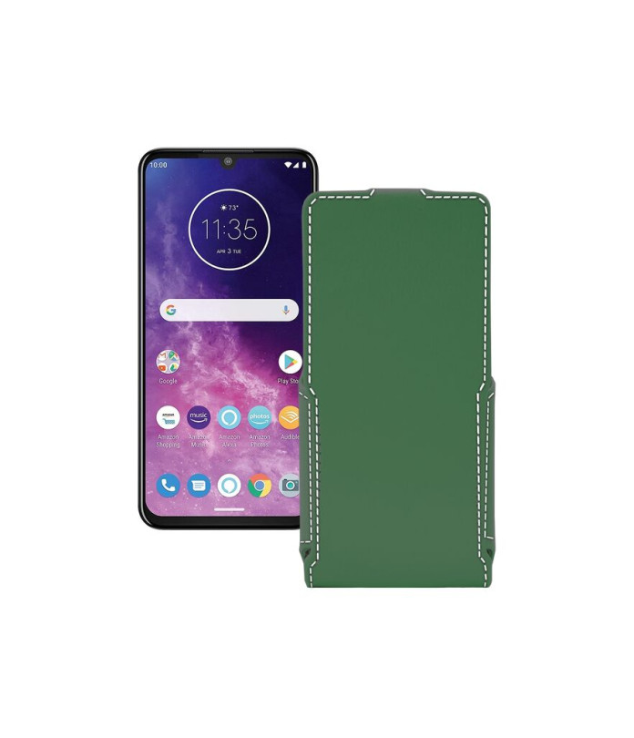 Чохол-флип з екошкіри для телефону Motorola One Zoom