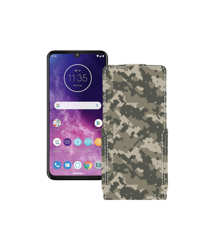 Чохол-флип з екошкіри для телефону Motorola One Zoom